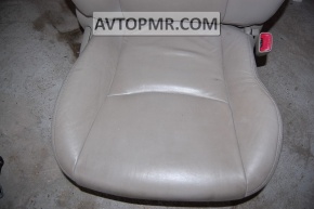 Scaun de pasager Toyota Prius 30 10-15 fără airbag, piele gri.