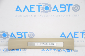 Capacul pragului cu iluminare din spate dreapta pentru Lexus RX300 RX330 RX350 RX400h 04-09 bej.