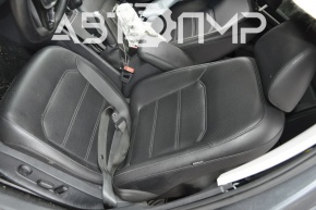 Scaun șofer VW Passat b8 16-19 SUA fără airbag, electric, piele neagră.