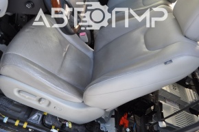 Scaun șofer Lexus RX350 RX450h 10-15 fără airbag, electric, piele gri.