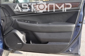 Capacul ușii, cartela din față dreapta Subaru Outback 15-19, negru, material textil