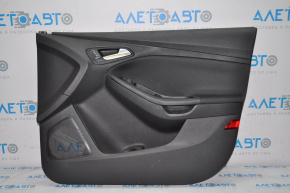 Capacul ușii, cartela din față dreapta Ford Focus mk3 11-18, material textil, negru.