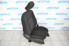 Пассажирское сидение Ford Focus mk3 15-18 рест, без airbag, механич, тряпка черн