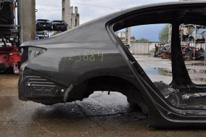 Aripa spate dreapta Honda Accord 13-17, vopsita în gri, reparată.