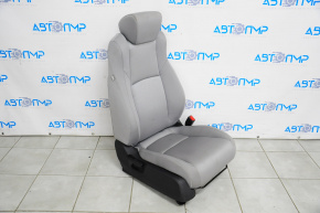 Scaun de pasager pentru Honda Accord 18-22 fără airbag, manual, material textil gri.