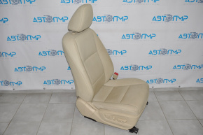 Scaun pasager Lexus ES300h ES350 13-18 fără airbag, electric, piele bej.