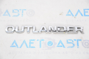 Emblema cu inscripția Outlander pentru capacul portbagajului Mitsubishi Outlander 14-21