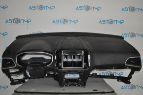 Panoul frontal al torpilei fără AIRBAG Ford Edge 15-18 negru start-stop