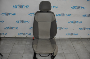 Водительское сидение Ford Focus mk3 11-14 дорест, без airbag, тряпка беж