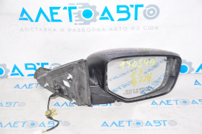 Зеркало боковое правое Honda Accord 13-15 3 пина, красное