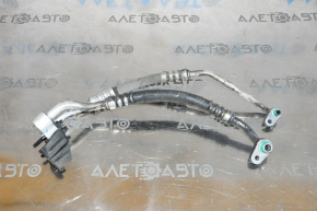 Tubul de aer condiționat condensator-compresor Hyundai Santa FE Sport 13-18 2.4 2 buc.