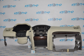 Торпедо передняя панель без AIRBAG Infiniti JX35 QX60 13-15 дорест беж