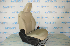 Scaun de pasager pentru Jeep Cherokee KL 14-18 fără airbag, manual, material textil bej.