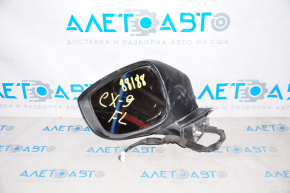 Зеркало боковое левое Mazda CX-9 16- 7 пинов, BSM, поворотник, серое