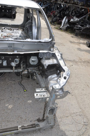 Четверть передняя левая Mitsubishi Outlander 14-15 серебро