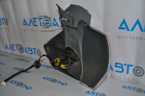 Lampa exterioară aripă dreapta Nissan Rogue 14-16 are plasticul rupt