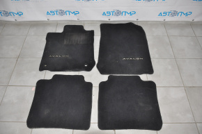 Set de covorașe Toyota Avalon 13-18 negru