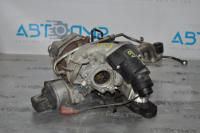 Turbina completă cu colector și conducte de răcire VW Passat b7 12-15 SUA motor diesel