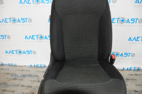 Scaun de pasager VW Passat b8 16-19 SUA fără airbag, manual, material textil negru