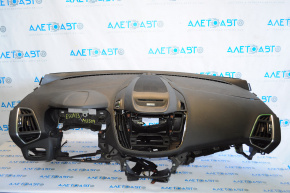 Panoul frontal al torpilei fără AIRBAG Ford Escape MK3 13-16, pre-dorit, îndoit, rupt, fără capace, zgârietură.