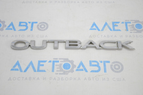 Emblema portbagajului OUTBACK pentru portiera Subaru Outback 15-19