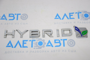 Emblema cu inscripția HYBRID, față stânga, Ford C-max MK2 13-18.