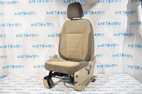 Scaun șofer Ford Escape MK3 13-19 fără airbag, manual, material textil bej.