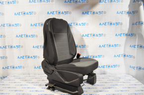 Scaun pasager Ford Escape MK3 13-19 fără airbag, manual, material textil gri, fără tetieră.