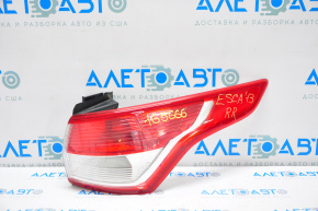 Lampa exterioară aripă dreaptă Ford Escape MK3 13-16 pre-restilizare