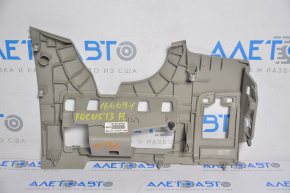 Накладка колени водителя под srs airbag Ford Focus mk3 13-18 серый, царапина, без лючка OBD