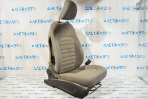 Scaun de pasager Ford Fusion mk5 13-16 fără airbag, manual, material textil gri.