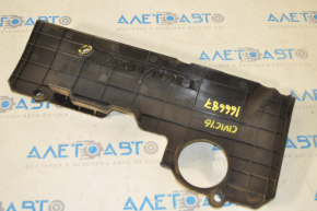 Накладка двигателя Honda Civic X FC 16-21 2.0 трещина, слом креп