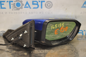 Зеркало боковое правое Honda Civic X FC 16-21 3 пина, синее