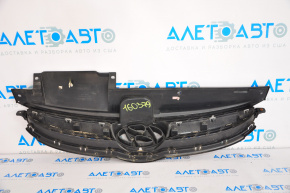 Решетка радиатора grill Hyundai Elantra UD 11-13 дорест GLS