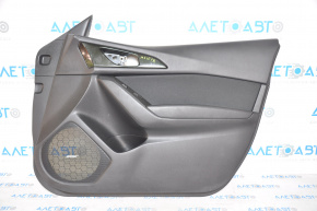 Capacul ușii, cartela din față dreapta Mazda 3 14-18 BM negru, BOSE