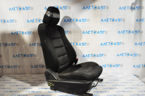 Scaun pasager Mazda 6 13-15 fără airbag, manual, material textil negru, necesită curățare chimică.