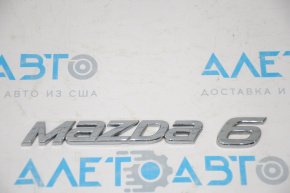 Emblema inscripția Mazda 6 capac portbagaj Mazda 6 13-17