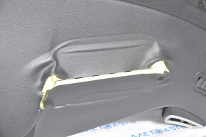 Torpedo panoul frontal fără AIRBAG Nissan Rogue 14-20 negru cu zgârieturi pe capacul de protecție.