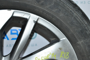 Roată de 18 inch x 7J ET35 5*114,3 Nissan Rogue 14-20 a fost vopsită.