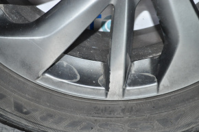 Roată de 18 inch x 7J ET35 5*114,3 Nissan Rogue 14-20 a fost vopsită.