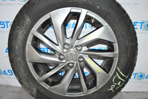 Roată de 18 inch x 7J ET35 5*114,3 pentru Nissan Rogue 14-20, cu lac utilitar.