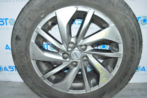 Roată de 18 inch x 7J ET35 5*114,3 Nissan Rogue 14-20, cu jantă utilă, bordură.