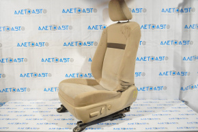 Водительское сидение Toyota Camry v50 12-14 usa без airbag, электро, велюр беж, пропаленое