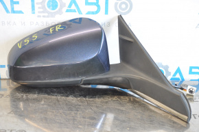 Зеркало боковое правое в сборе Toyota Camry v55 15-17 5 пинов, синее