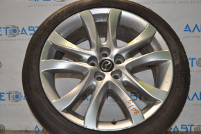 Roată de 19 inch, 5*114,3 Mazda 6 13-21 Touring, argintiu cu bordură