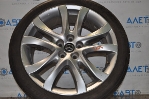 Roată de 19 inch, 5*114,3 Mazda 6 13-21 Touring, argintiu cu bordură