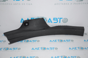 Capacul pragului din spate dreapta Nissan Versa 12-19 SUA negru.