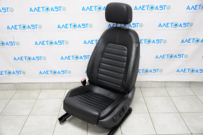 Водительское сидение VW CC 08-17 без airbag, электро, кожа черное