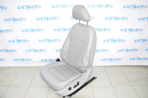 Scaun șofer VW Passat b8 16-19 SUA fără airbag, electric, piele gri.