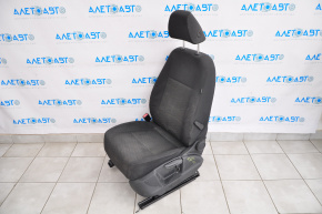 Scaun șofer VW Tiguan 09-17 fără airbag, manual, material textil negru